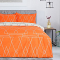 Постельное бельё 1,5 сп. &amp;quot;Этель&amp;quot; Люкс &amp;quot;Апельсин&amp;quot; 150×210 см, сатин, 100% хлопок, 4136787