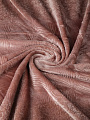 Плед 2-спальный, 180х200 см, велсофт жаккард, 100% полиэстер, Silvano, Lotus, коричневый, 180/001-LOT/LA - фото 10