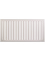 Экран для радиатора, МДФ, 1200х600 мм, прямоугольный, бежевый DE LUXE, реечный, Стильный Дом - фото 2