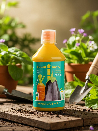 Удобрение Гумат, универсальное, органическое, жидкость, 500 мл, Наша Дача