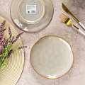 Тарелка десертная, керамика, 6 шт, 18 см, круглая, Идель, Daniks, ST2251 - фото 6