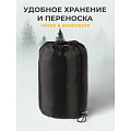 Спальный мешок кокон, 190+30х75 см, -10 °C, 1 слой, оксфорд, полиэстер, хлопок, 400гр/м2, серый - фото 19