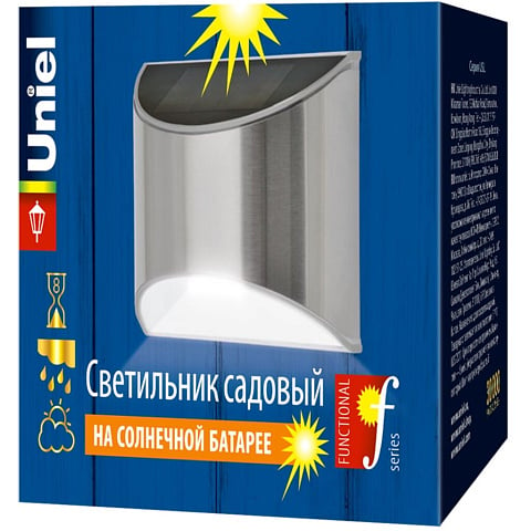 Фонарь садовый Uniel, Superbright USL-F-150/МТ090, на солнечной батарее, подвесной, 4*0.1 Вт, пластик, 8х10 см, белый свет