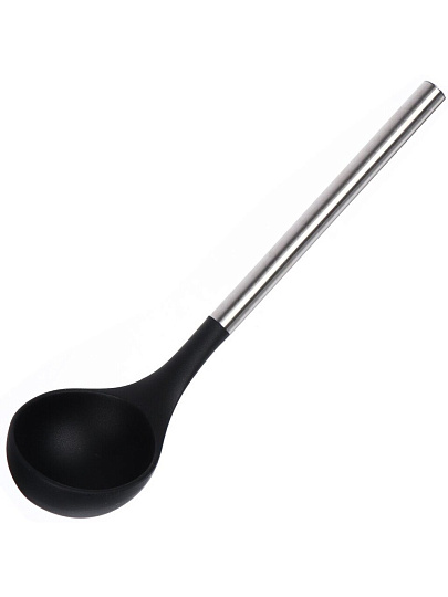 Половник силикон, навеска, черный, Daniks, Stark, YW-KT258-2