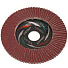 Круг лепестковый торцевой КЛТ2 для УШМ, LugaAbrasiv, диаметр 125 мм, посадочный диаметр 22 мм, зерн A60, шлифовальный - фото 2