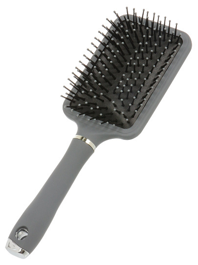 Расческа для волос массажная, квадрат, графит, Studio style, 844165-4550
