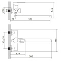Смеситель для ванны, Эверест, с картриджем, красный, B22-274C - фото 3