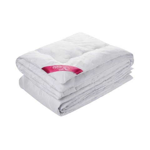 Одеяло евро, 200х220 см, волокно полиэфирное, 300 г/м2, всесезонное, чехол 100% хлопок, кант, Verossa