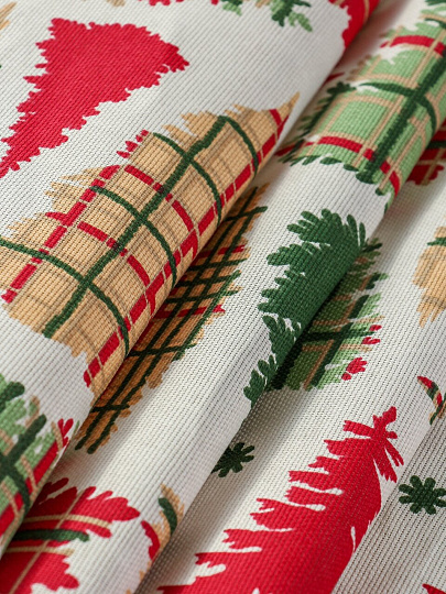 Скатерть 144х200 см, 100% хлопок, 170 г/м2, Merry christmas