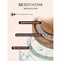 Банка для сыпучих продуктов, стекло, 0.5 л, 9.3х9.3х10.7 см, с крышкой, Бохо, Y4-9013 - фото 3