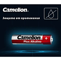 Батарейка Camelion, ААА (LR03, 24A), Plus Alkaline, щелочная, 1.5 В, блистер, 4+2 шт, 15307 - фото 6