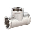 Тройник 3/4&amp;quot;, г-г-г, никель, внутренняя резьба, РМС