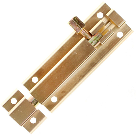 Шпингалет накладной, Apecs, 80 мм, DB-05-80-G, 8279, золото