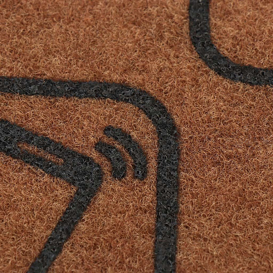 Коврик грязезащитный, 40х60 см, прямоугольный, резина, Familia Не забудь, Sunstep, 37-911