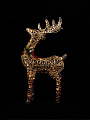Фигурка декоративная Олень, 60 см, 50 LED, 220 В, Y4-4111 - фото 3