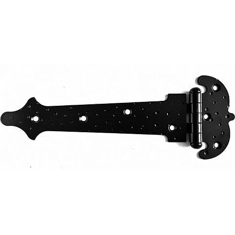 Петля-стрела для деревянных дверей, НОЭЗ, 350 мм, ПС 5-350-ФР-53, 17600, черная