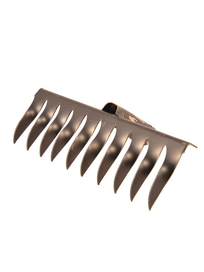 Грабли витые, 10 зуб, металл, без черенка, садовые