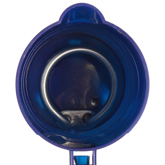 Чайник электрический Vepsmann, VN-111, синий, 0.5 л, 800 Вт, открытый нагревательный элемент, пластик