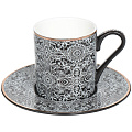 Сервиз кофейный из керамики, 12 предметов, Белое кружево 146-30007 - фото 2