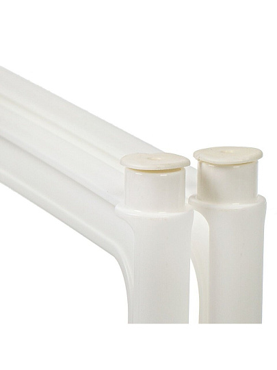 Подставка универсальная, пластик, 2 секции, 31х19.5х17 см, раздвижная, белая, Violet, Ротанг, 750206