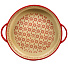 Форма для запекания и сервировки керамика, 30.5х26х5.5 см, круглая, с ручками, красная, BY Collection, 826-347 - фото 3