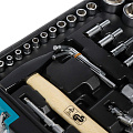 Набор слесарных инструментов Bartex, 1/2&amp;quot;, 1/4&amp;quot;, 6-гранные, сталь, кейс, 76 предметов - фото 5