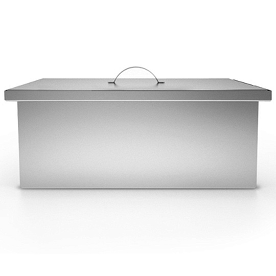 Коптильня 2 яруса, 48х28.5х22 см, сталь, 1.2 мм, с поддоном, с гидрозатвором, Grillux, Smoky Proof, ВЗР1581