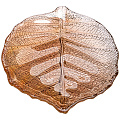 Блюдо &amp;quot;luster leaf&amp;quot; amber 37 см., 339-111