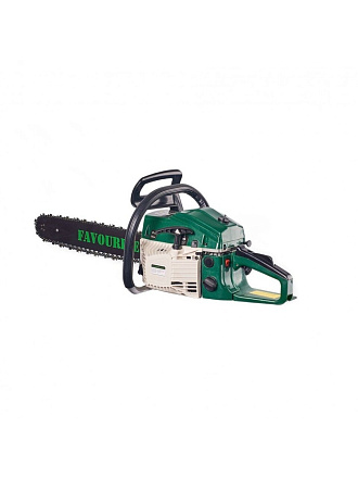 Пила цепная бензиновая, Favourite, 3 л.с., 2200 Вт, длина шины 50 см, шаг цепи 0.325 дюйм, 76 звеньев, GC 2200/20