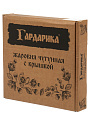 Жаровня чугун, d32 см, ручки дужки, крышка чугунная, Гардарика, черная, 1832-3, с крышкой, индукция - фото 7