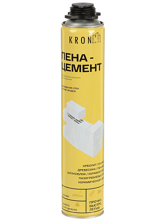 Пена-цемент Kronbuild, профессиональная, 850 мл, FC850