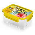 Контейнер пищевой пластик, 1.1 л, в ассортименте, прямоугольный, Полимербыт, Grill menu, 4376296