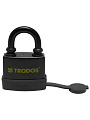 Замок навесной Trodos, BC-IG1-55, 210 215, блистер, навесной, дисковый, всепогодный, черный, всепогодный, 3 ключа