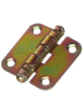 Петля накладная для деревянных дверей, БелТИЗ, 44х44 мм, универсальная, ПН5-40, цветной хром