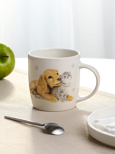 Кружка фарфор, 360 мл, Верные друзья, МФК, MFK20471