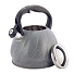 Чайник нержавеющая сталь, 3 л, со свистком, Kamille, индукция, серый мрамор, 1073GR - фото 2