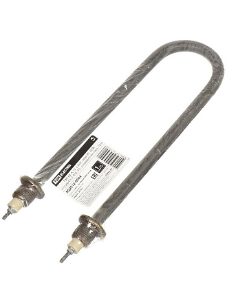 Тэн для воды, углеродистая сталь, 2.5 кВт, D13 мм, R30 мм, 315 мм, Ф2, G1/2, TDM Electric, SQ2512-0004