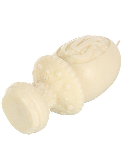 Свеча декоративная, 8.5х5 см, в ассортименте, Яйцо на подставке ХВ, 501083