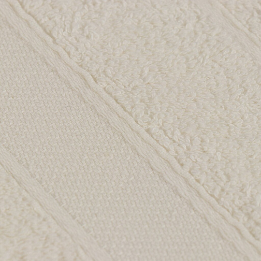 Полотенце банное 50х90 см, 100% хлопок, 500 г/м2, Виола, Bella Carine, белое, Турция, FT-3-50-1334