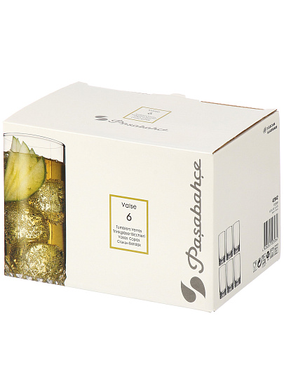 Стакан 290 мл, стекло, 6 шт, Pasabahce, Вальс, 42942GRB