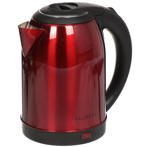 Чайник электрический металлический Gelberk GL-336, 2 л, 2 кВт