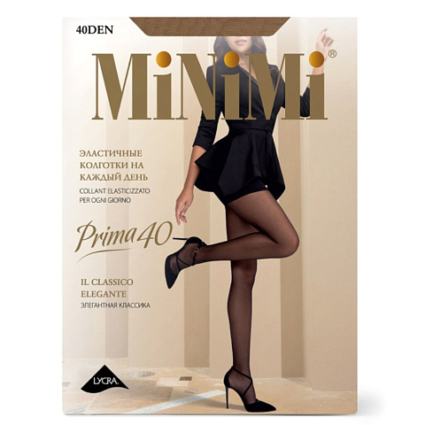 Колготки MINIMI Mini PRIMA 40 Caramello 4 шортики