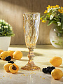 Бокал для шампанского, 180 мл, стекло, Мёд, Y4-5415