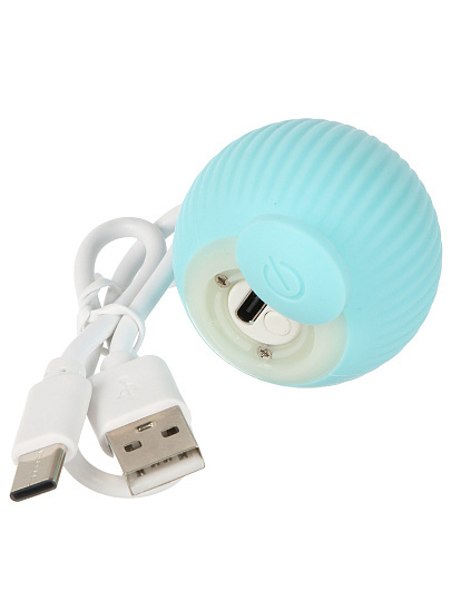 Игрушка-мяч для животных светящийся, USB, 4.3 см, Y4-11433