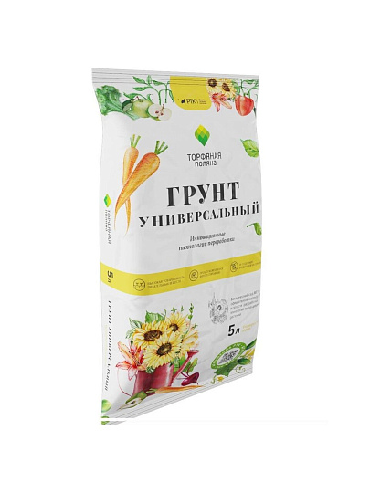 Грунт Торфяная поляна, универсальный, 5 л, РТК
