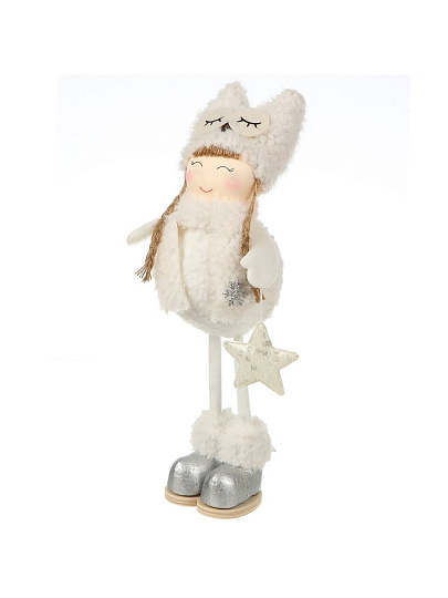 Фигурка декоративная Девочка, 32 см, белая, Y4-9417