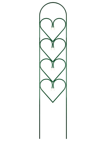 Шпалера для растений, 35х170 см, Сердце