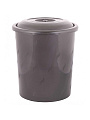 Бак для мусора пластик, 40 л, с крышкой, 40х40х47 см, в ассортименте, Альтернатива, М7740