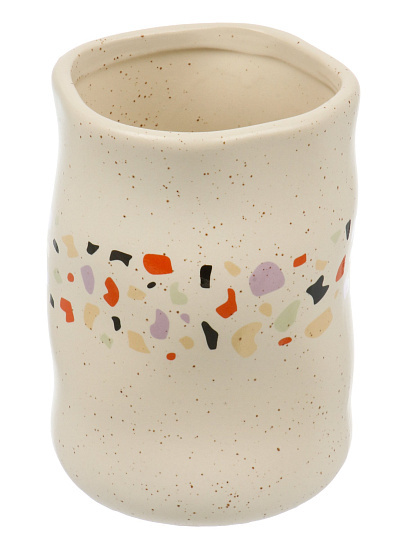 Стакан для зубных щеток Мозаика, керамика,7.7x10.3 см, BCE3075AA-TB