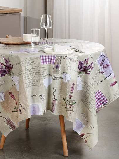 Скатерть Silvano, Fusion, 1.4х1.6 м, ПВХ на нетканой основе, 81008